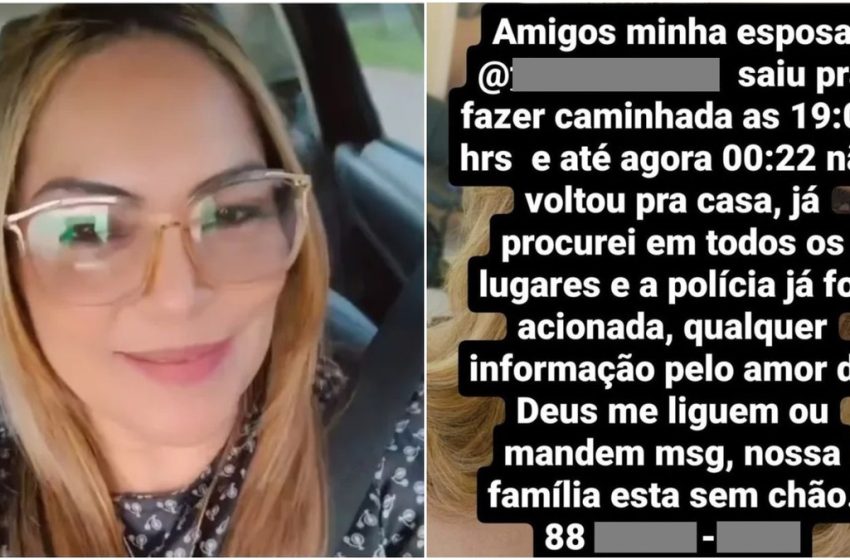  Marido que postou em rede social sobre sumiço da mulher é suspeito de matá-la – G1