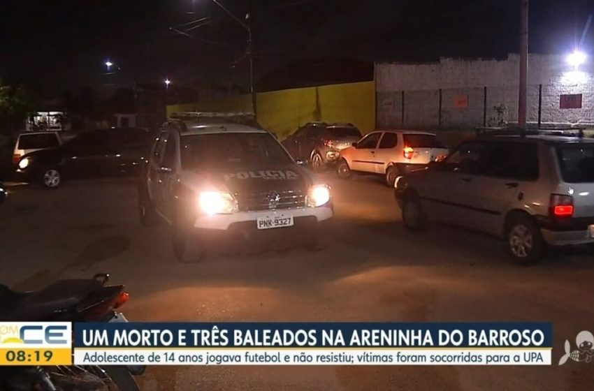  Adolescente morre e três pessoas são baleadas durante aula de futebol em Fortaleza – G1