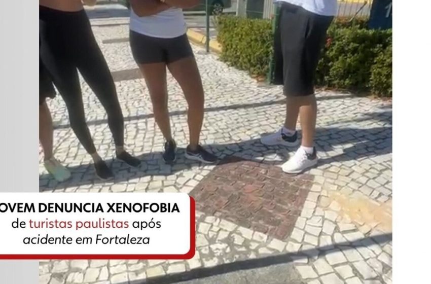  Jovem denuncia ter sofrido xenofobia após acidente de trânsito em Fortaleza: 'eu não sou cearense, eu tenho educação'; VÍDEO – G1