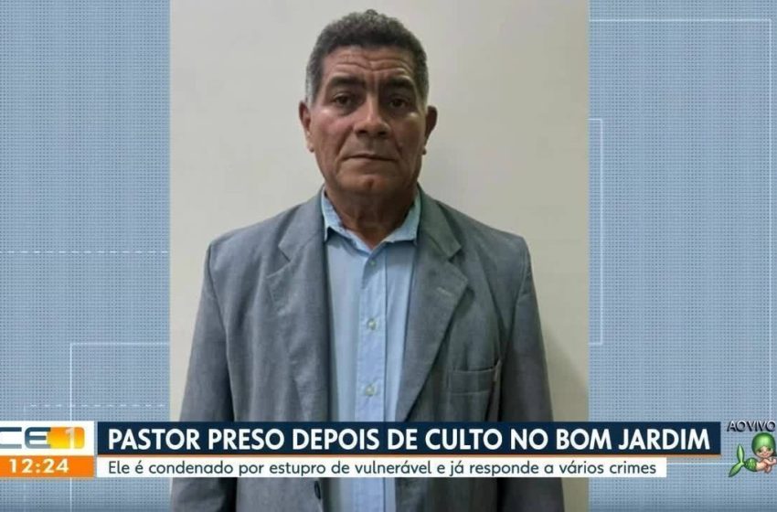  Pastor evangélico é preso em saída de culto por estupro de crianças em Fortaleza – G1